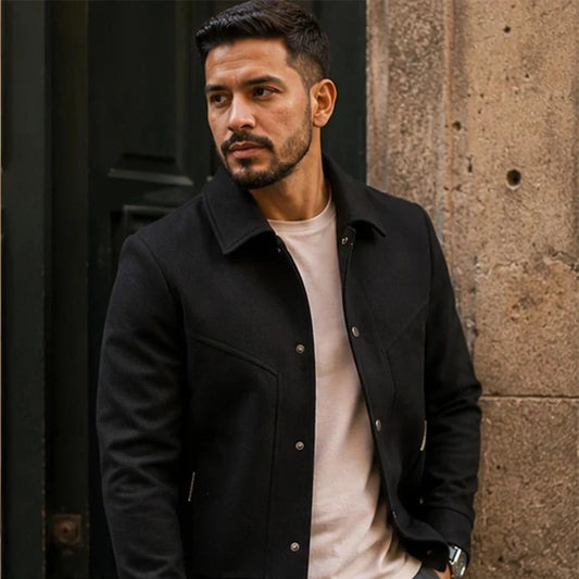 Jaqueta Masculina Venturo em 100% Algodão Premium (Estilo Soberano!) +BRINDE: Relógio, Cinto e Carteira