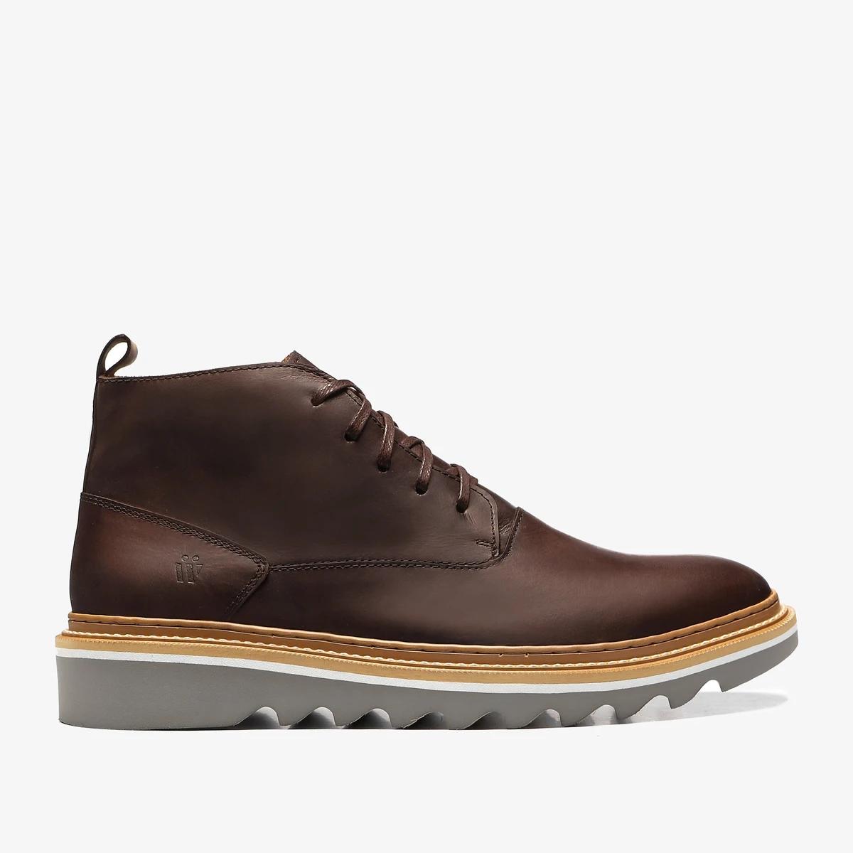 Bota Masculina Malaga Marrom Tratorada