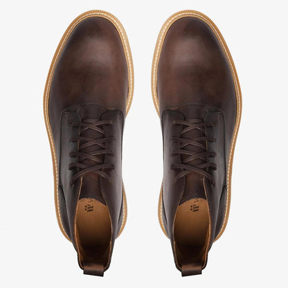 Bota Masculina Malaga Marrom Tratorada