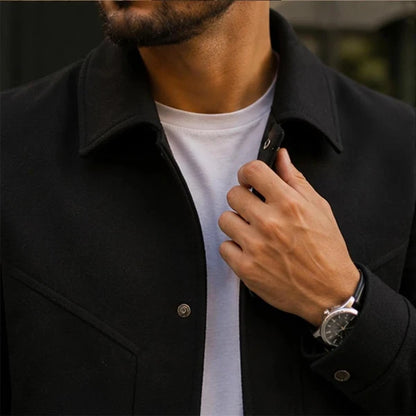Jaqueta Masculina Venturo em 100% Algodão Premium (Estilo Soberano!) +BRINDE: Relógio, Cinto e Carteira