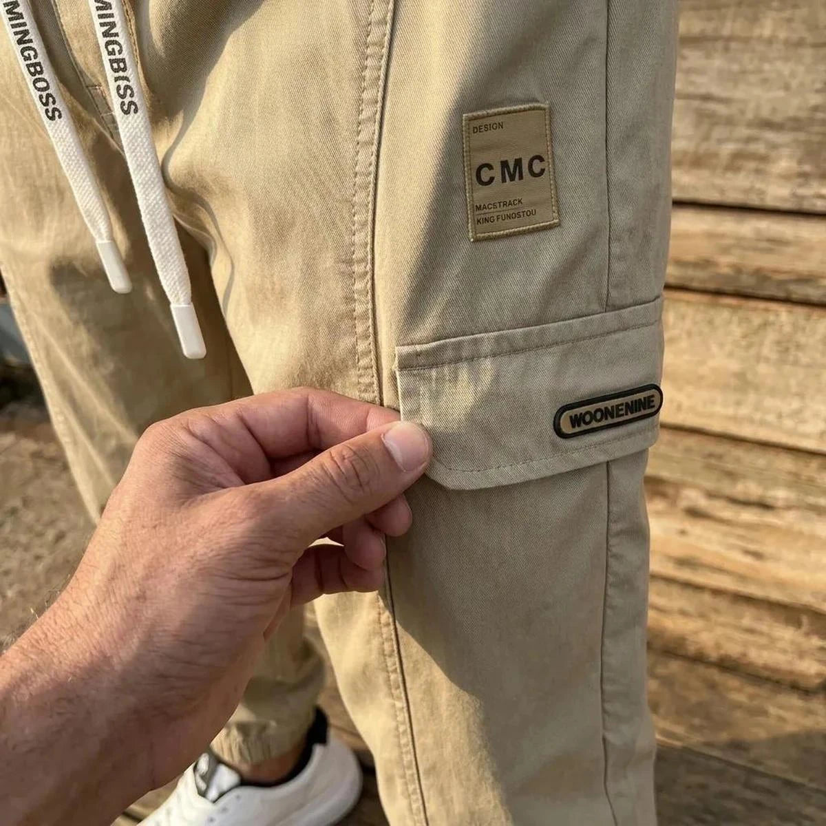 [Leve 3, Pague 2] Calça Cargo Orion Masculina Corte Jogger em Algodão, Poliéster e Fibras Elásticas