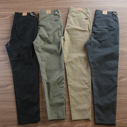 Pantalón Recto Masculino en Sarga - Pack de 4 Unidades