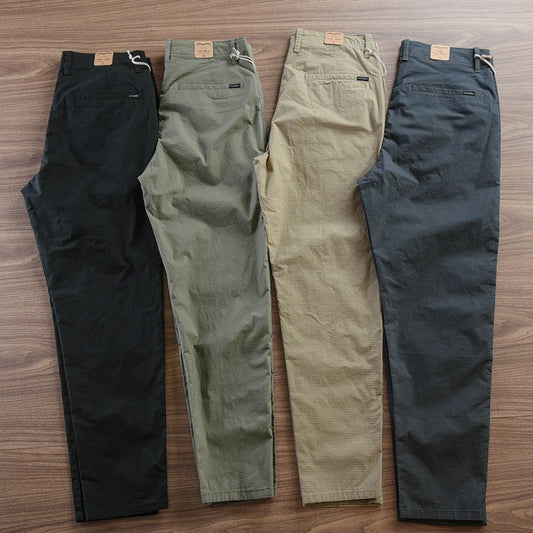 Pantalón Recto Masculino en Sarga - Pack de 4 Unidades