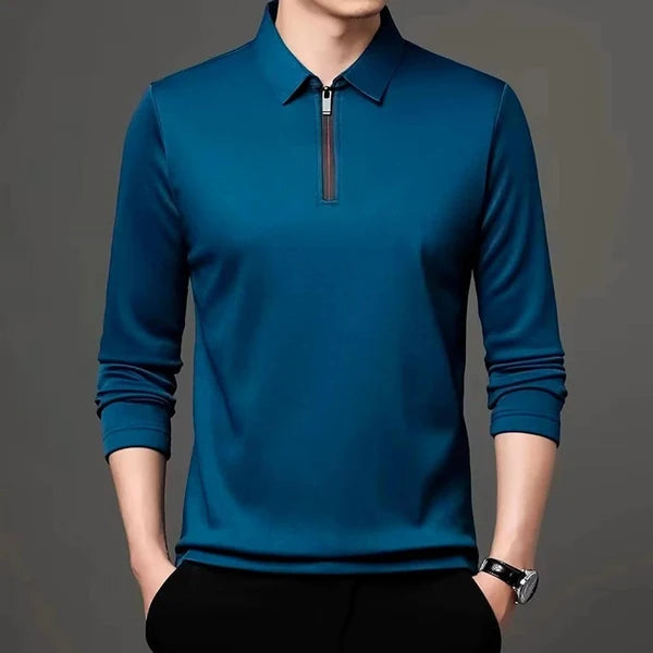 Camisa Masculina Clubem Algodão e Poliéster Manga Longa
