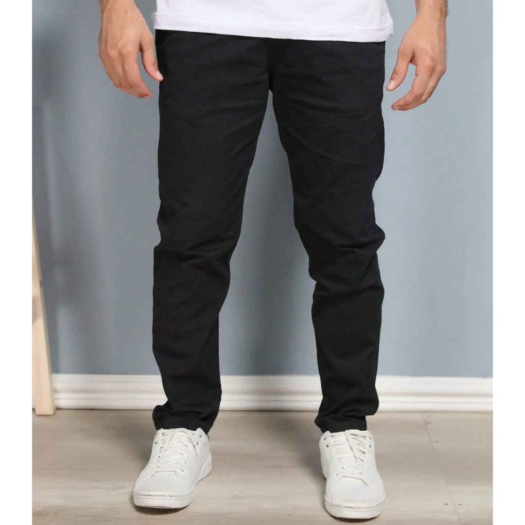 Pantalón Recto Masculino en Sarga - Pack de 4 Unidades