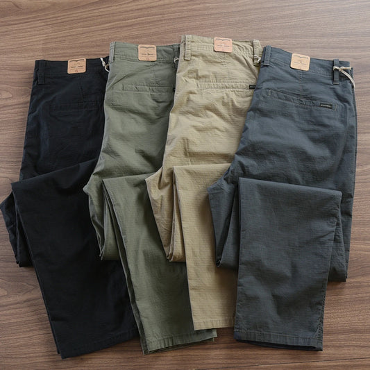 Pantalón Recto Masculino en Sarga - Pack de 4 Unidades
