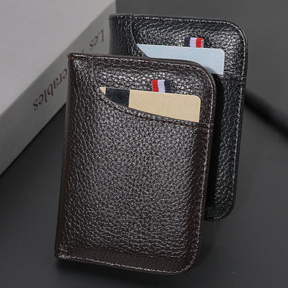 Billetera Tarjetero de Cuero para Hombre - Slim
