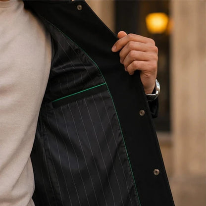Jaqueta Masculina Venturo em 100% Algodão Premium (Estilo Soberano!) +BRINDE: Relógio, Cinto e Carteira