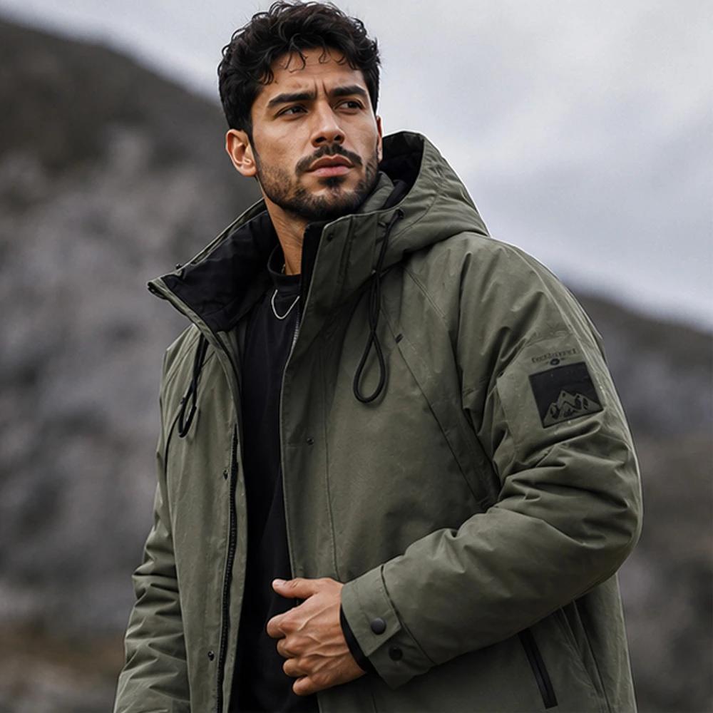 [LEVE 2 PAGUE 1] Jaqueta Masculina Valkor com Forro Térmico +3BRINDES: Relógio, Cinto e Carteira