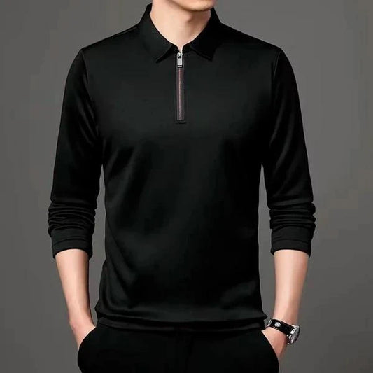 Camisa Masculina Clubem Algodão e Poliéster Manga Longa